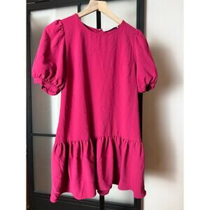 Amanda Uprichard Julianne Dress is Fuchsia Size Small194